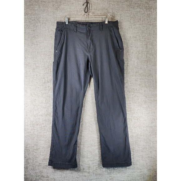 Eddie Bauer Other - Eddie Bauer Canvas Utility Pants Mens 34x32 Gray Stretch Carpenter Workwear